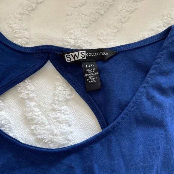 ✨3/10$ NWOT SWS Collection Open Back Muscle Tank - Picture 4 of 4